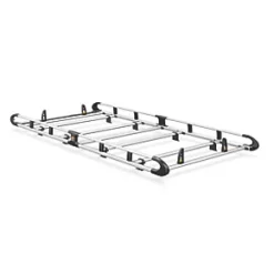 Van Guard Volkswagen Transporter T6 2015 on Roof Rack - 7-bar ULTIRack+ L1 H1 Twin Door