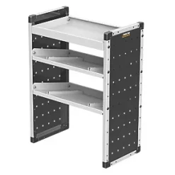 Van Guard Universal Trade Van Racking Unit (1 Straight & 2 Angled Shelves) 750 x 381 x 1009mm