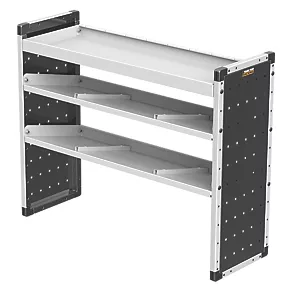 Van Guard Universal Trade Van Racking Unit (1 Straight & 2 Angled Shelves) 1250 x 381 x 1009mm