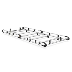 Van Guard Volkswagen Transporter T6 2015 on Roof Rack - 8-bar ULTIRack+ L2 H1 Twin Door