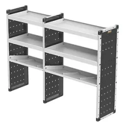 Van Guard Universal Trade Double Van Racking Unit (4 Straight & 2 Angled Shelves) 1716 x 381 x 1279mm