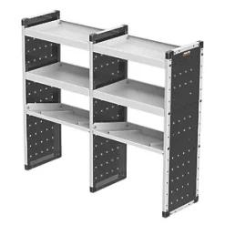 Van Guard Universal Trade Double Van Racking Unit (4 Straight & 2 Angled Shelves) 1466 x 381 x 1279mm