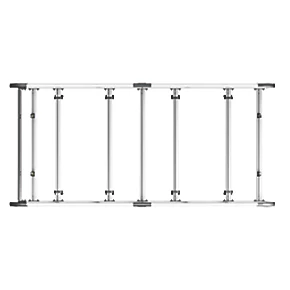 Van Guard Volkswagen Transporter T5 2002 - 2015 Roof Rack - 7-bar ULTIRack+ L1 H1 Twin Door - Image 3