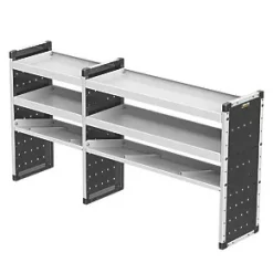 Van Guard Universal Trade Double Van Racking Unit (4 Straight & 2 Angled Shelves) 1966 x 381 x 1009mm